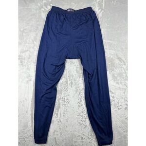 Patagonia Blue Capilene Base Layer Pants Pull On Made In USA (XL)